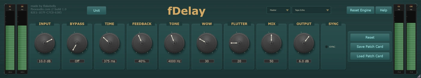 fDelay - Tape Echo