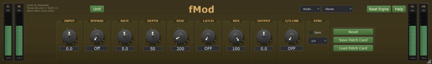 fMod - Vibrato mode